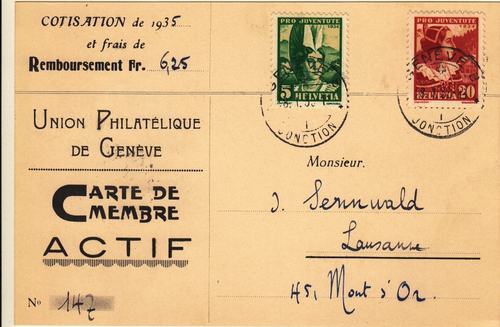 Carte de membre actif